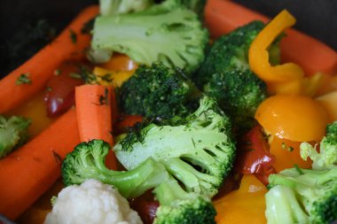 Sağlıklı gıda konsepti. Kapat..