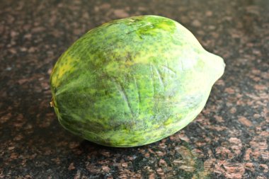 Lezzetli papaya kesimi.