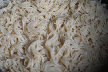 makarna dokusu ve pişmiş makarna arkaplanı