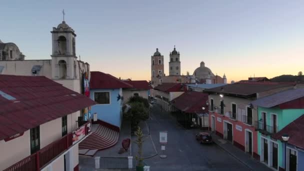 Aerial Drone Shot Real Del Monte Hidalgo Mexico Magic City — Video
