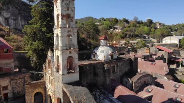 Hacienda Santa Maria Regla Hidalgo Μεξικό — Αρχείο Βίντεο
