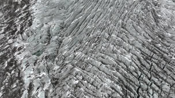 Vue Aérienne Glacier Passu Vallée Hunza Himalaya Pakistan Glacier Spectaculaire — Video