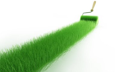 çimen boyası silindiri