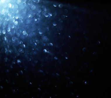 Bokeh örtüleri, sim ışıkları patlaması, parçacıklar bokeh