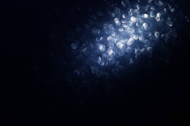 Bokeh örtüleri, sim ışıkları patlaması, parçacıklar bokeh