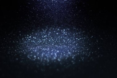 Kar taneleriyle soyut noel arkaplanı