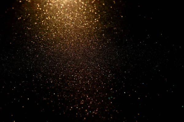 Золотой Абстрактный Фон Частиц Звезд — стоковое фото