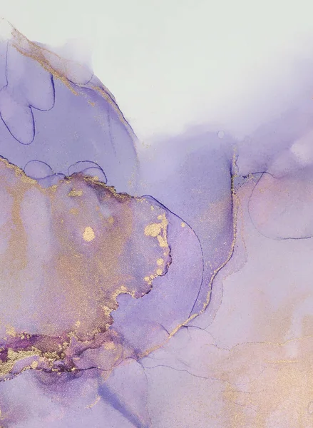 Purple abstract background. Original background painted with alcohol inks