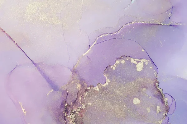 Purple abstract background. Original background painted with alcohol inks