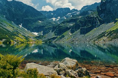 Tatra dağları, yeşil göl