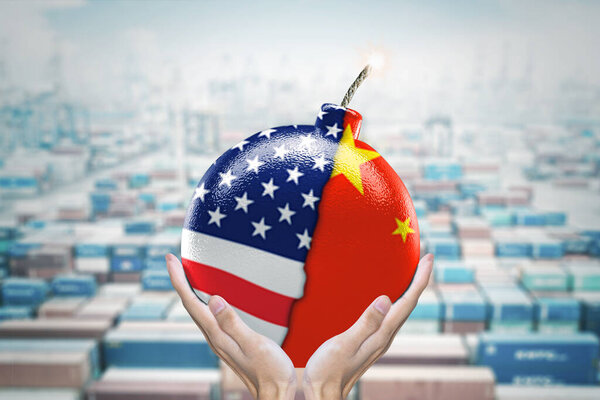 Концепция торговой войны - взрывное напряжение между США и Китаем