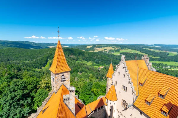 Знаменитий Середньовічний Замок Бузов Чеська Республіка Національна Пам Ятка Побудована — стокове фото