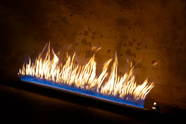 Incendio Nel Forno Della Pizza — Foto Stock