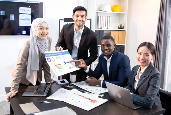 Yöneticiler pazarlama faaliyetlerini planlamak için toplanıyorlar.