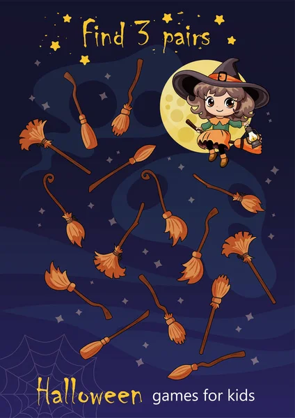 Jogo De Labirinto Com Tema De Halloween Com Quebra Cabeça De Pasta