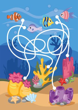 Çocuklar için mini oyunlar. Anaokulu öğrencileri. Labirent, balıkların eve ulaşmasına yardım et. Çizgi film balığıyla resim. 3-4 yıllık oyunlar. Çocuklar için mini oyunlar. Çocuklarda mantığın gelişimi.