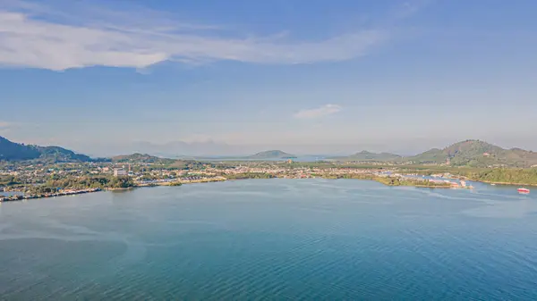 Aussichtspunkt Saphan Hin Meer Klarer Himmel Phuket Thailand — Stockfoto