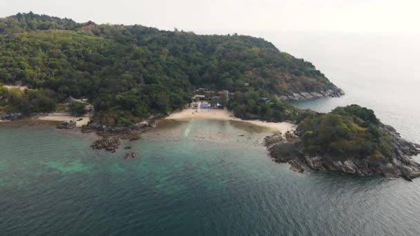 Paradise Beach Patong Yakın Bir Yer Güzel Doğal Deniz Manzarası — Stok video