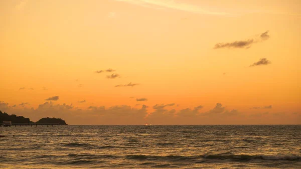Красивые Облака Над Морем Заката Фотографии Патонг Пхукет Таиланд — стоковое фото