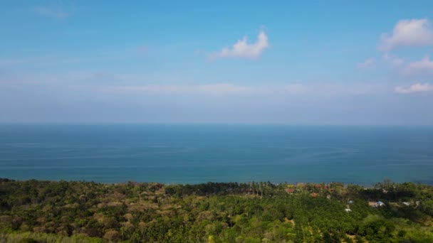 Koh Lanta Krabi Thailand Soligt Väder Tropisk Vit Sand Strand — Stockvideo