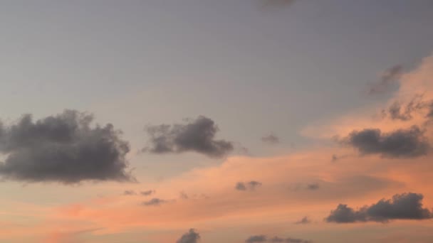 Червоний Помаранчевий Захід Помаранчевий Знімок Хмари Червоний Помаранчевий Хмарний Відблиск — стокове відео