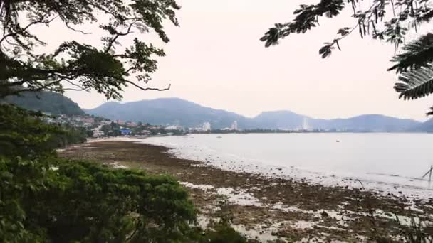 Freedom Beach Kathu Patong Phuket Thaiföld Reggeli Nap Reggel Órakor — Stock videók