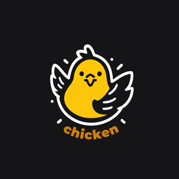 Chicken Logo Template Vector Icon Illustration Design Chicken Logo Concept — Stock Vector