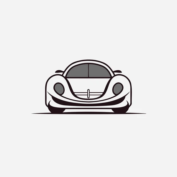 Sport Car Logo Template Vector Icon Illustration Design Sports Car — Stock Vector