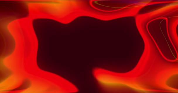 Sfondo Astratto Tempo Reale Animazione Psichedelica Con Forme Fluide Neon — Video Stock