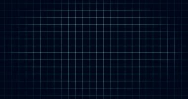 Beyaz çizgileri olan bir ızgaranın tek renkli görüntüsü. Görüntü monokromatik renk şemasına ve minimalist tasarıma sahiptir. Şebeke deseni düzen ve yapı hissi yaratır.