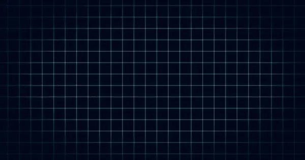 Beyaz çizgileri olan bir ızgaranın tek renkli görüntüsü. Görüntü monokromatik renk şemasına ve minimalist tasarıma sahiptir. Şebeke deseni düzen ve yapı hissi yaratır.