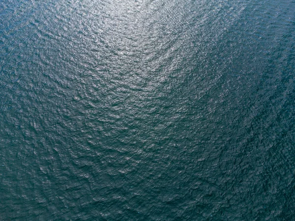 Μπλε Θάλασσα Κεραία Πάνω Προς Κάτω Θέα Drone — Φωτογραφία Αρχείου