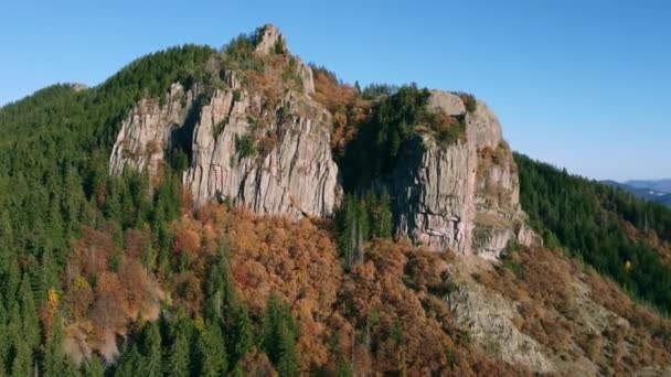 スロープ山脈の秋 ブルガリア Smolyan — ストック動画