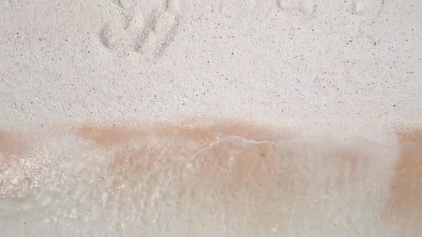 Пляж Білими Мармуровими Камінцями Бірюзовим Морем Грецькому Острові Тассос Захоплюючим — стокове відео