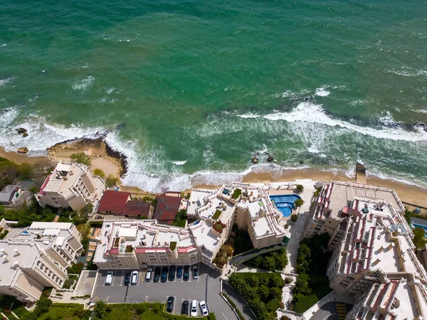 Una Impresionante Vista Exclusivo Complejo Residencial Junto Mar Con Lujosas — Foto de Stock