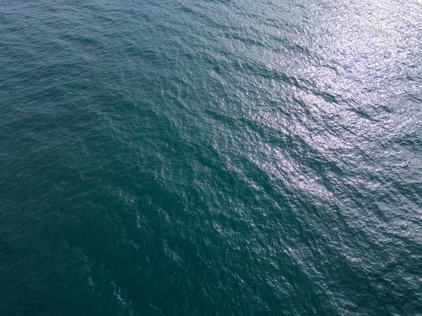 Turkuaz Deniz Dronu Yukarıdan Aşağı Görünüm — Stok fotoğraf