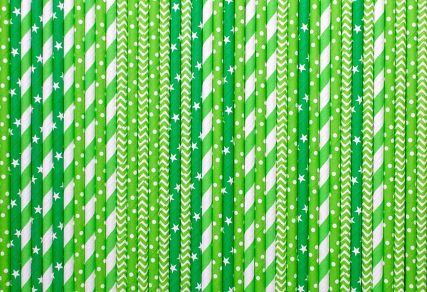 Kağıt Kamış Yeşil Kağıt Kamışları Yakına Çekiyor Yeşil Arkaplan — Stok fotoğraf