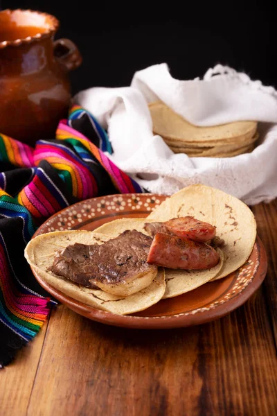 Carne Asada Braten Sehr Beliebtes Gericht Norden Mexikos Auch Asado — Stockfoto