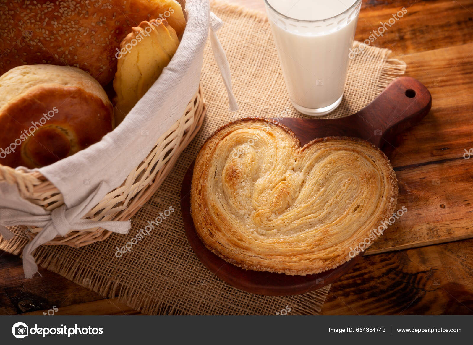 Mexican Sweet Bread Oreja Made Puff Pastry Its Name Comes Stock Photo
