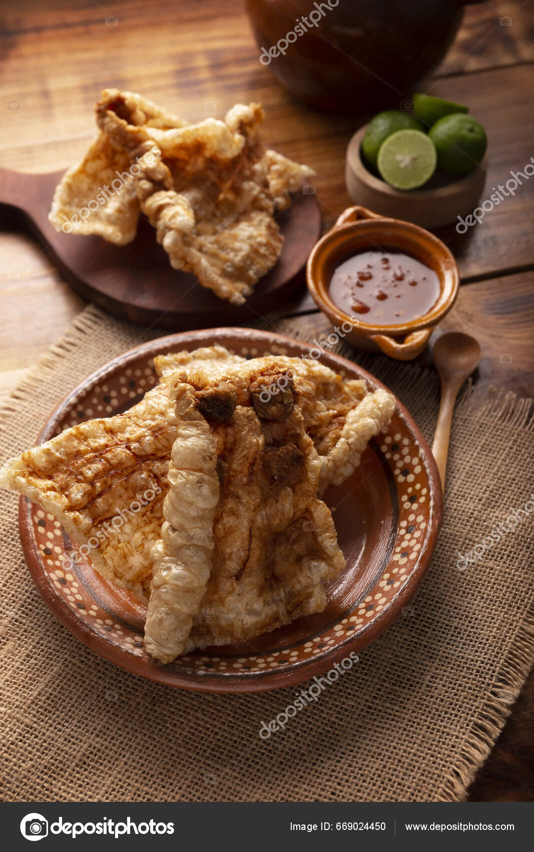 chicharron de fried pork mexican
