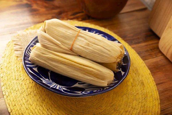 Tamales Plat Hispanique Typique Mexique Certains Pays Amérique Latine Pâte — Photo