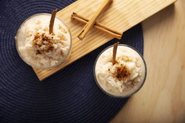 Sütlaç. Süt ve şekerle pilav pişirilerek yapılan tatlı yemekler arasında tarçın, vanilya veya diğer malzemeler yer alıyor. Çok kolay bir tatlı tarifi ve tüm dünyada çok popüler..