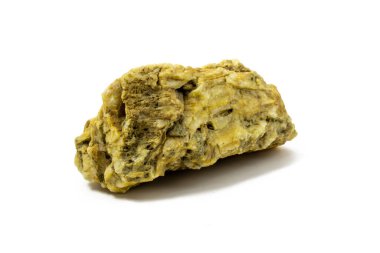 İzole edilmiş bir yüzeydeki diğer sarı minerallerin kuvars ve safsızlıkları. Katmanlar, kenarlar, çatlaklar ve kristaller görünür..