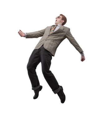 Güneş gözlüklü, dans eden ve poz veren havalı inek.