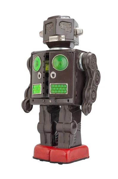 Legrační Starožitnej Robot Mechanickými Pažemi Koncept Uměleckých Hraček — Stock fotografie