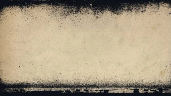 汚れた紙と黒いインクの汚れ 抽象的なグランジーの背景 — ストック写真