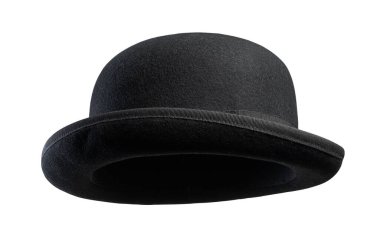 Melon şapka beyaz bir arkaplanda izole