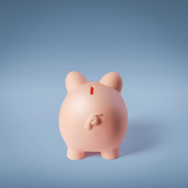 Piggy Bank arka planı: Yatırımlar, tasarruf ve bütçe kavramı