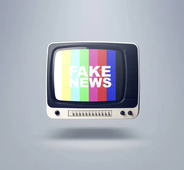 Old Vintage Broadcasting Fake News False Information — Stock Photo, Image