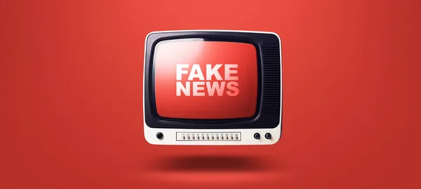Old Vintage Broadcasting Fake News False Information — Stock Photo, Image